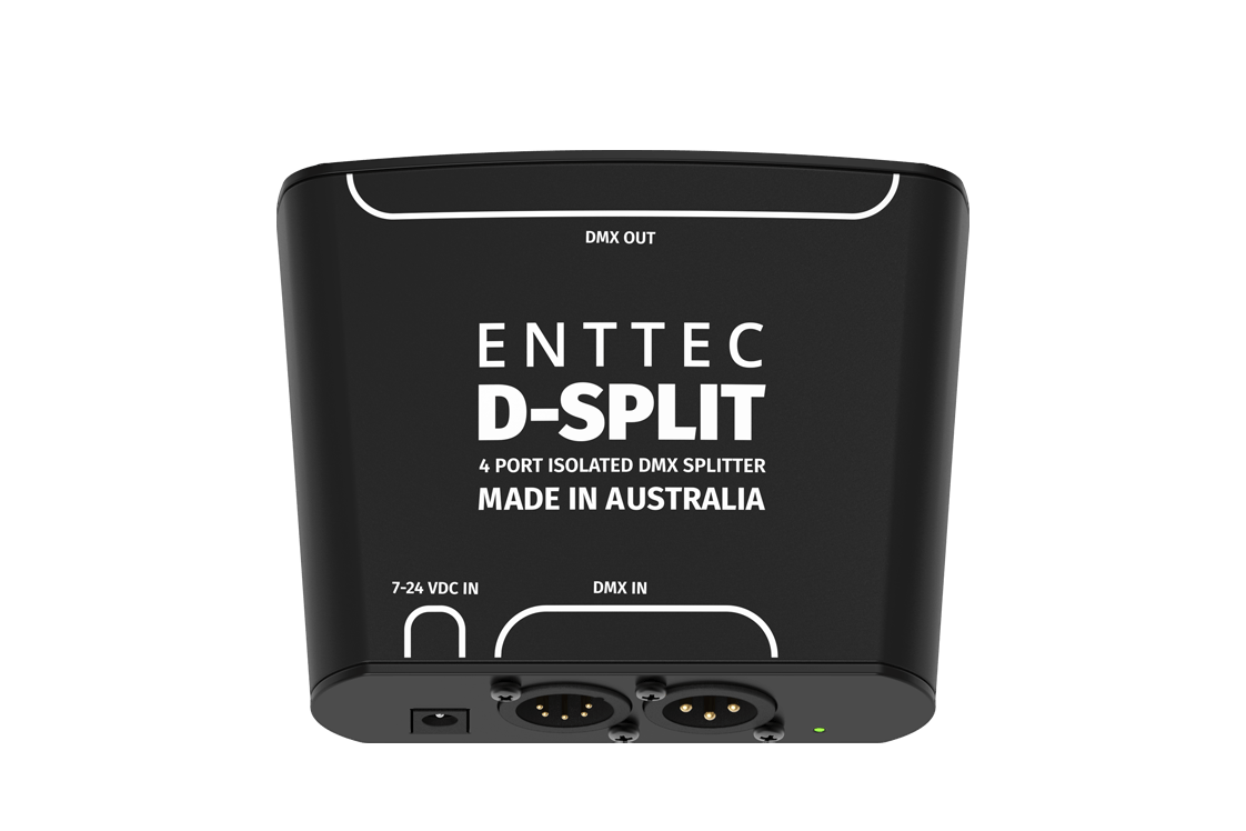 D-Split DMX opto-splitter for perfect DMX distribution